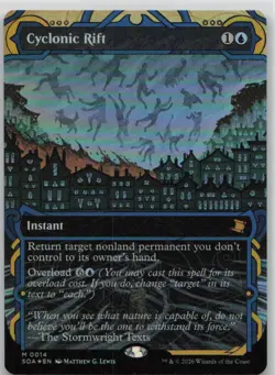 Cyclonic Rift Foil M Secrets of Strixhaven: Mystical Archive 14 NM - Image 1