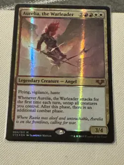 MTG Aurelia, the Warleader From the Vault: Angels 004/015 Foil Mythic - Image 1