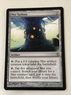Myr Turbine X1 Mirrodin Besieged NM Condition See Front/back Pics - Image 1