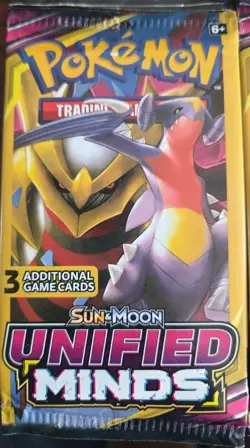 Lot of (4) Pokemon TCG S & M Unified Minds Booster Packs Sealed All 4 Art Set - Image 5