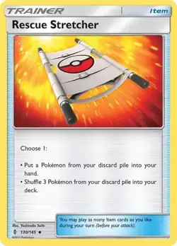 Rescue Stretcher - Uncommon - Non-Holo - Pokemon TCG Guardians Rising - #130 NM - Image 1