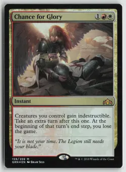 Chance for Glory Lightly Played Foil 159 Guilds of Ravnica Magic: The Gathering - Image 1