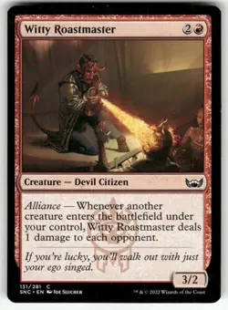 WITTY ROASTMASTER #131 MTG STREETS OF NEW CAPENNA COMMON - Image 1