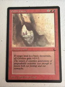 Magic MTG - Goblin Caves - The Dark - LP - Image 1
