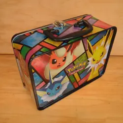 Eevee Card Tin Holder | Lunch Box | Pokemon Treasures Collection - Image 2