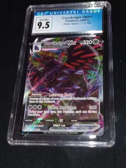 Pokemon TCG Sword & Shield Battle Styles Corviknight VMAX 110/163 CGC 9.5 - Image 2