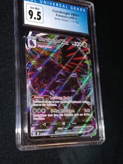 Pokemon TCG Sword & Shield Battle Styles Corviknight VMAX 110/163 CGC 9.5 - Image 3