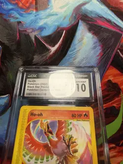 CGC 10 Ho-Oh Black Star Promo #52 (Pokemon Center New York) - Pokemon TCG 2002 - Image 2