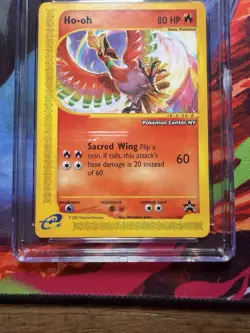 CGC 10 Ho-Oh Black Star Promo #52 (Pokemon Center New York) - Pokemon TCG 2002 - Image 3