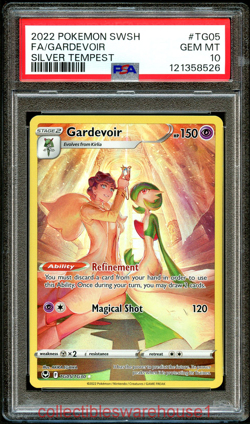 Pokemon Silver Tempest Gardevoir TG05 PSA 10 - Image 1