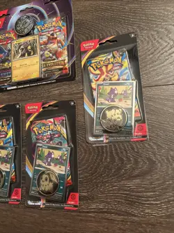 4 Chaos Rising Booster Packs 1 Mega Evolution Phantasmal Flames Raikou Pokemon - Image 2