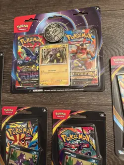 4 Chaos Rising Booster Packs 1 Mega Evolution Phantasmal Flames Raikou Pokemon - Image 3