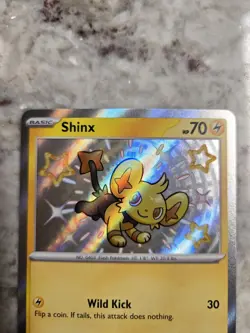 Shinx 135/091 Scarlet & Violet Paldean Fates Baby Shiny Rare Holo Pokemon NM - Image 3