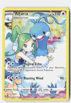Altaria TG11/TG30 Holo Silver Tempest Trainer Gallery Pokemon NM - Image 1