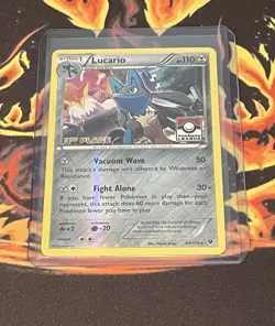 Lucario 63/124 Pokemon League 3rd Place - Image 1