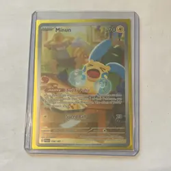 The Pokemon Company Minun 194/182 SV04 Paradox Rift Illustration Rare Holo ENG - Image 1