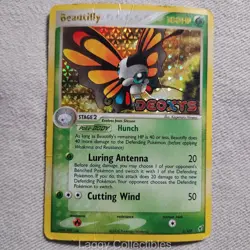 Pokemon Deoxys 2/107 Beautifly - Reverse Holo Rare - Damaged - Image 1