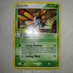 Pokemon Deoxys 2/107 Beautifly - Reverse Holo Rare - Damaged - Image 3