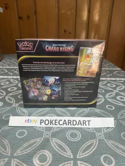 Pokemon TCG Chaos Rising Pokemon Center ETB Sealed Fast Ship - Image 2