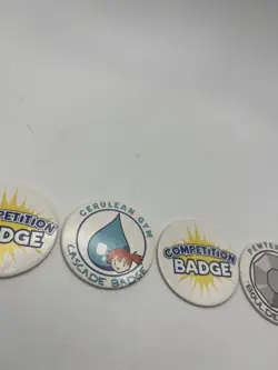 Lot Of 4 1999 Pokemon League Nintendo Summer Training Tour Competition Badges - Image 3