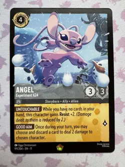 Angel - Experiment 624 191/204 Legendary Non-Foil Winterspell NM Disney Lorcana - Image 1