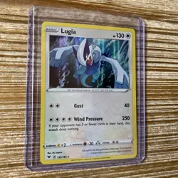 Pokemon Card Lugia 132/185 Holo Rare SWSH Vivid Voltage LP-NM - Image 1
