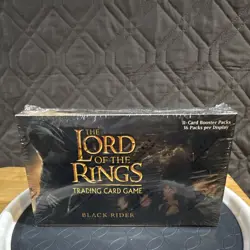 Decipher Lord of the Rings TCG Black Rider Booster Box 36 Packs 11 Cards 2002 - Image 1