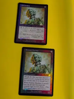 Proteus Machine x2. 1 is Foreign. Artifact. MTG Card. Scourge. Old Border FOIL. - Image 2