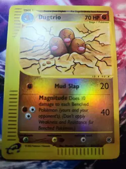 Dugtrio - EX: Expedition (28/165) e-Reader Reverse Holo Rare Pokemon Card MP - Image 1