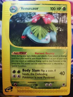 Venusaur - EX: Expedition (68/165) WotC e-Reader Rare Pokemon Card MP - Image 1