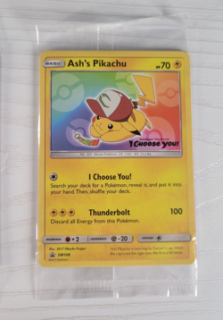 SEALED!!! Ash's Pikachu I Choose You Movie Promo Set (7 Cards) SM108-114 - Image 4