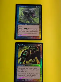 Upwelling & Titanic Bulvox. MTG 2 Card. Scourge. Old Border FOIL. - Image 2