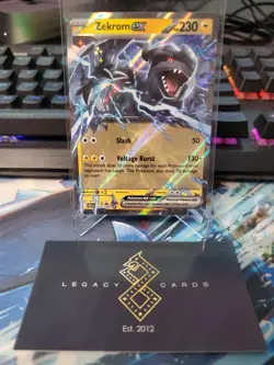 Zekrom ex 034/086 - S&V: Black Bolt Double Rare - Pokemon TCG (NM) - Image 1