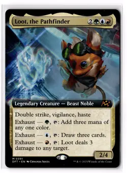 Loot, the Pathfinder (Extended Art) 391 Aetherdrift Normal NM - Image 1