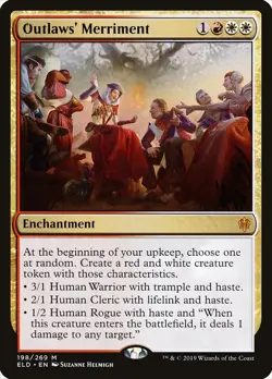 MTG Foil - Outlaws' Merriment - 198 / NM / English - Image 1