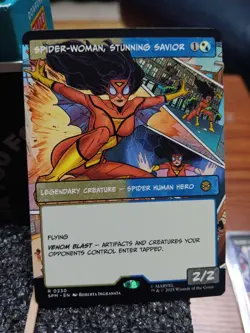 Spider-Woman, Stunning Savior 230 Foil (Borderless) Marvel's Spider-Man - Image 1