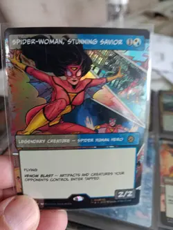 Spider-Woman, Stunning Savior 230 Foil (Borderless) Marvel's Spider-Man - Image 3