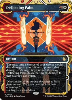 Deflecting Palm Borderless Secrets of Strixhaven NM MTG - Image 1