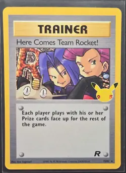 Here Comes Team Rocket 15/82 Celebrations Classic Collection Pokemon 2021 - Image 1