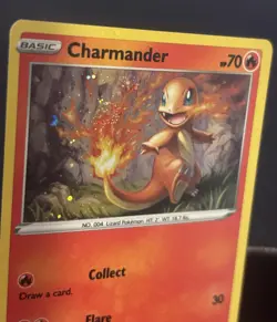 2021 POKEMON SWORD & SHIELD BLACK STAR PROMO CHARMANDER SWSH092 WITH SWIRL 𖦹 - Image 4
