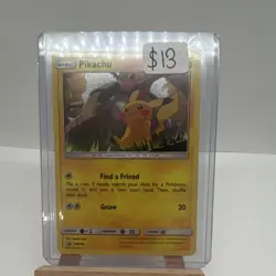 Pokemon TCG Pikachu Promo Holo SM234 Sm Basic 60HP Gnaw 20 2019 Naoki Saito - Image 1