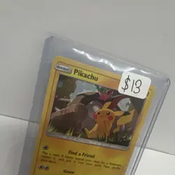 Pokemon TCG Pikachu Promo Holo SM234 Sm Basic 60HP Gnaw 20 2019 Naoki Saito - Image 3