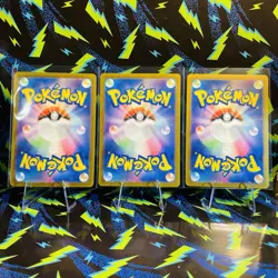 151 Japanese Eeveelutions Vaporeon, Jolteon, Flareon Rare 2023 Pokemon TCG NM - Image 2