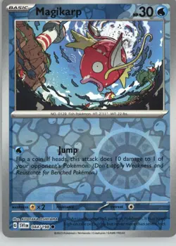 Magikarp 044/198 Common Scarlet & Violet Pokemon Reverse Holo Near Mint - Image 1