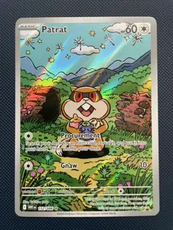 Pokemon Patrat 152/086 Illustration Rare SV: White Flare Full Art NM - Image 1