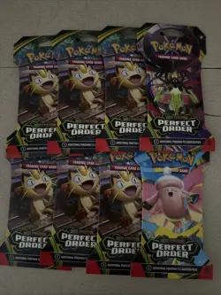 Pokemon TCG: Sleeved Booster Pack - Lot Of 8 Packs - Image 1
