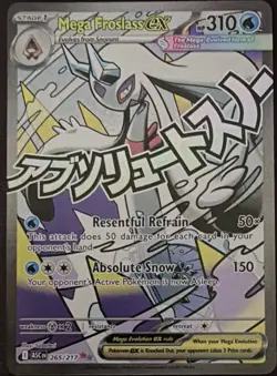 The Pokemon Company Mega Froslass EX 265/217 Secret Rare Holo Full Art Eng - Image 1