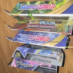 Pokemon TCG 5 Deck Lot Sword & Shield Sun & Moon Burning Shadows V Battle - Image 1