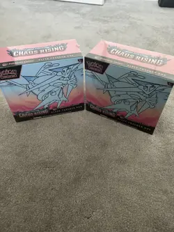 Pokemon Chaos Rising - Pokemon Center Elite Trainer Box ETB - Sealed X2 - Image 1