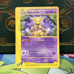 Alakazam 33/165 - Expedition Non-Holo Rare Pokemon TCG LP - Image 1